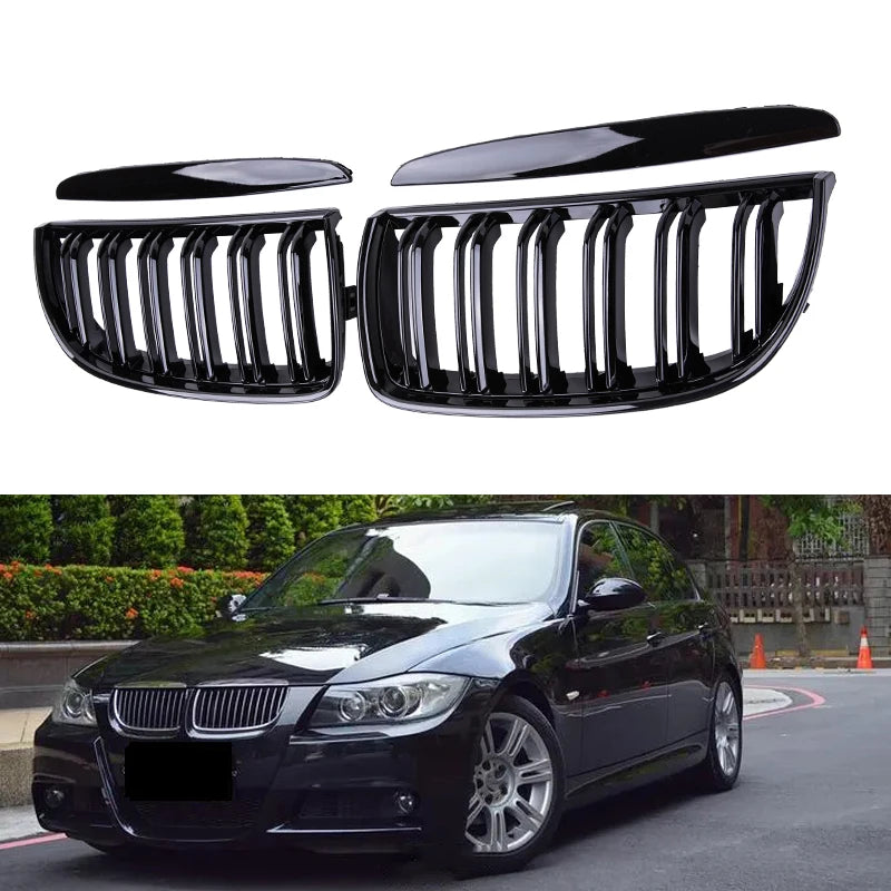 grille de calandre noire pour bmw e90 e91