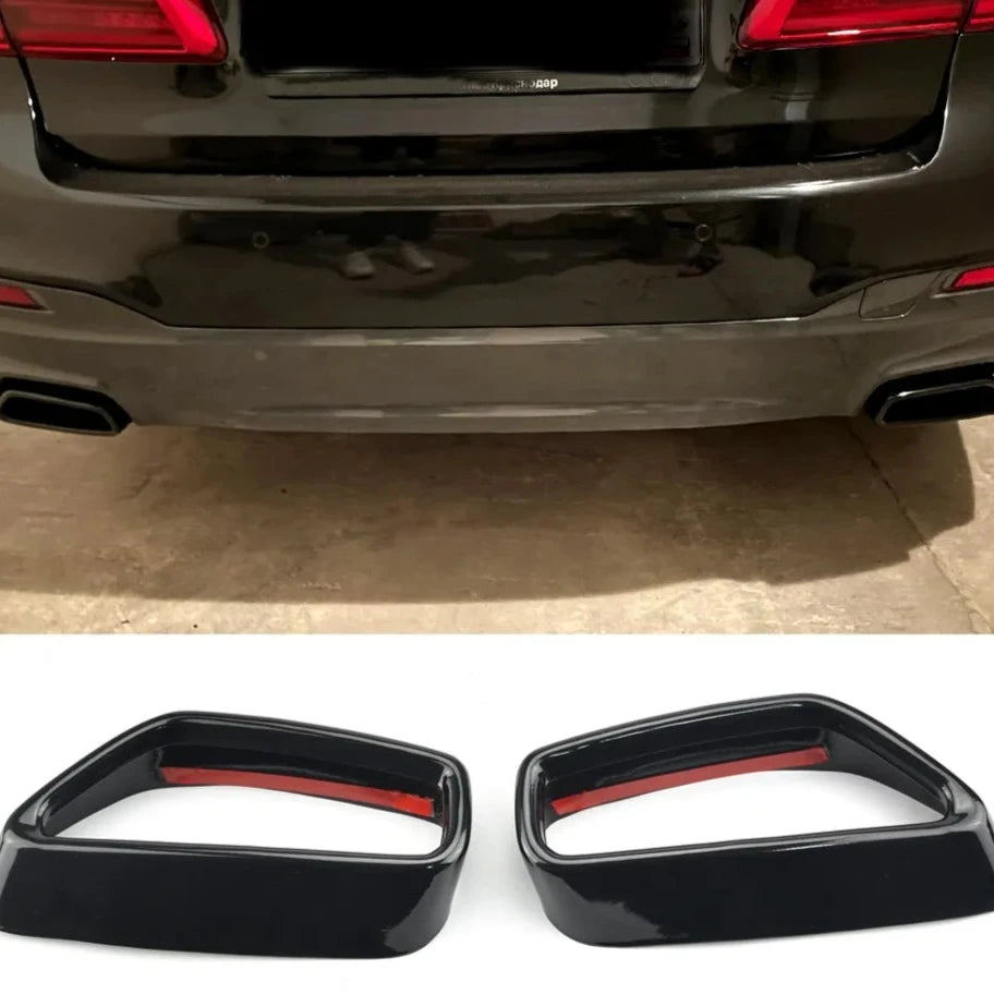 embouts d'échappements noir bmw g30