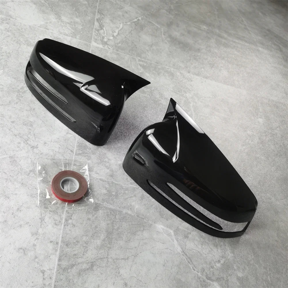 coques de rétroviseurs noir brillant pour mercedes w176 facelift