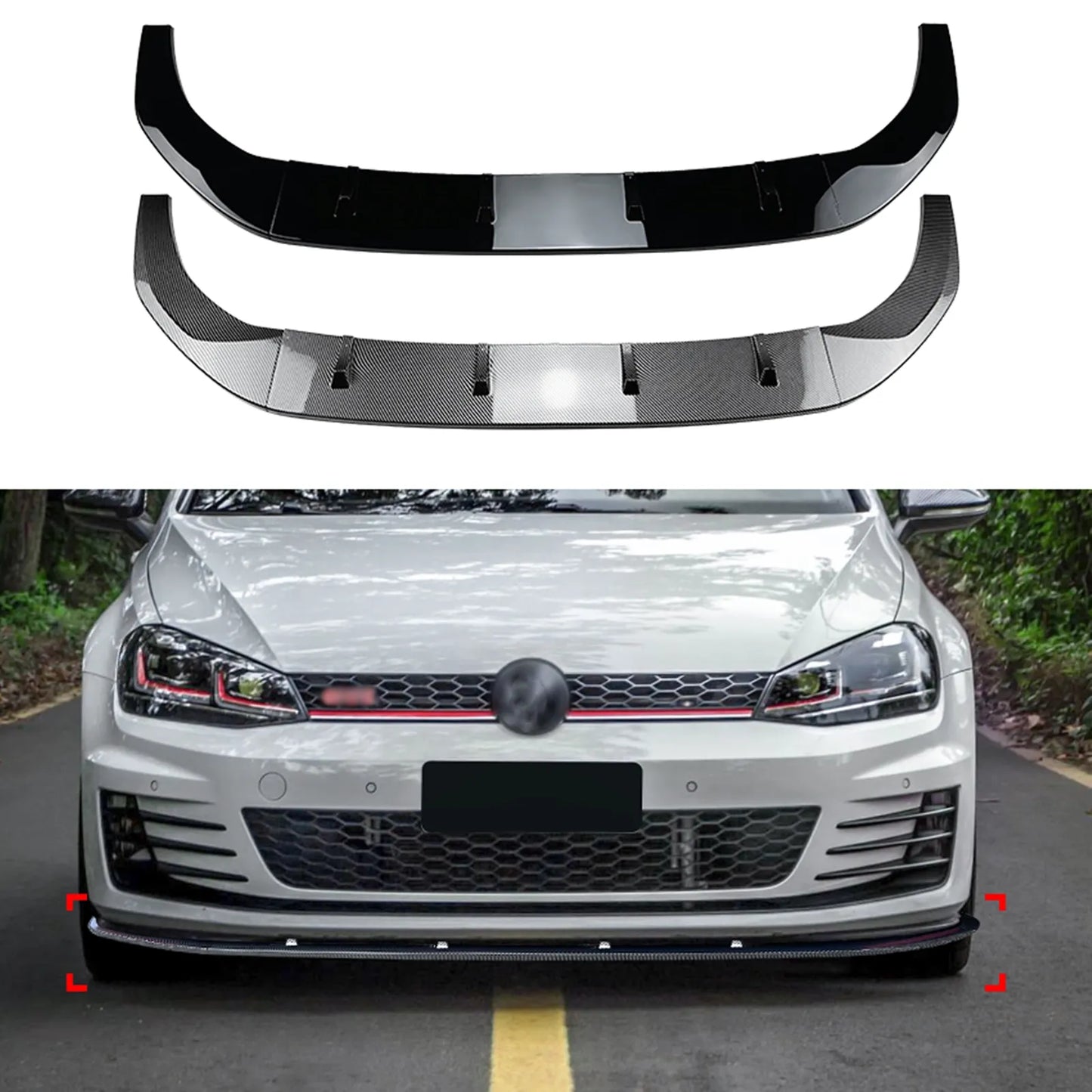 Lame de pare-choc avant pour Volkswagen Golf 7 R-Line